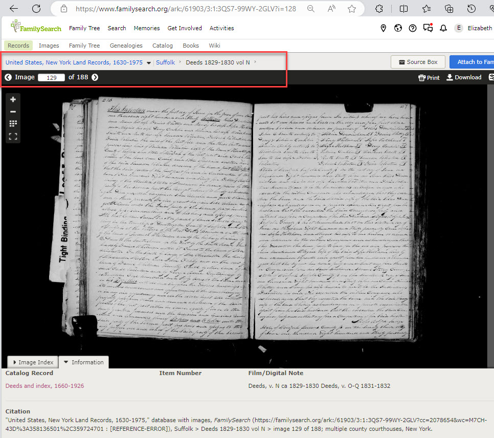 FamilySearch website layer Evidence Explained